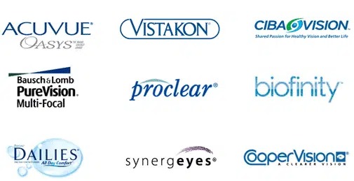 Contact Lens Brand Logos